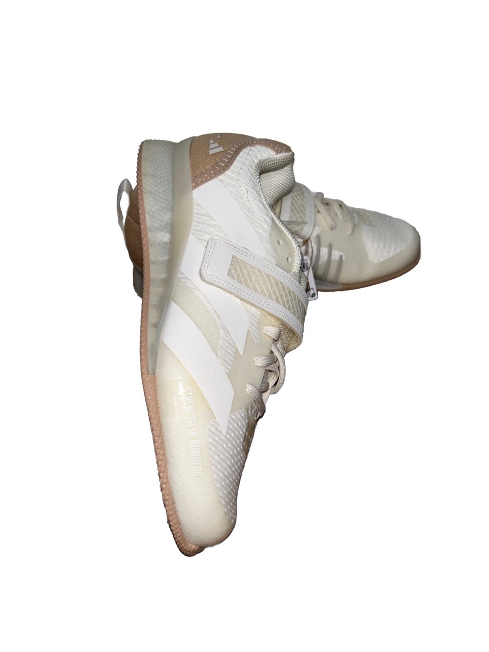 Adidas Men’s Adipower lll Weightlifting Shoes Off White lH8235 Sz 7.5/8.5 Women